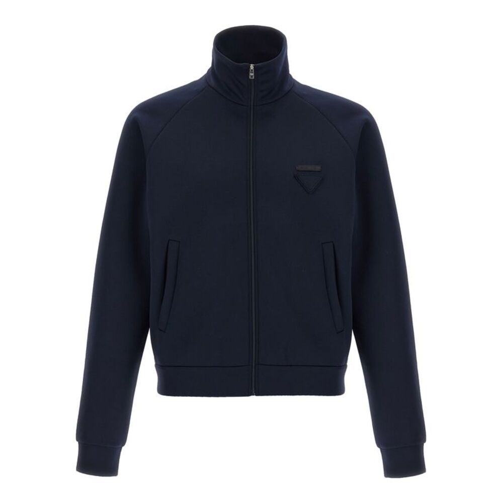 Prada Blue Polyester Men's Sweatshirt